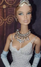 1:6 Doll BJD fashion doll  jewelry necklace rhinestones Zircon display stand