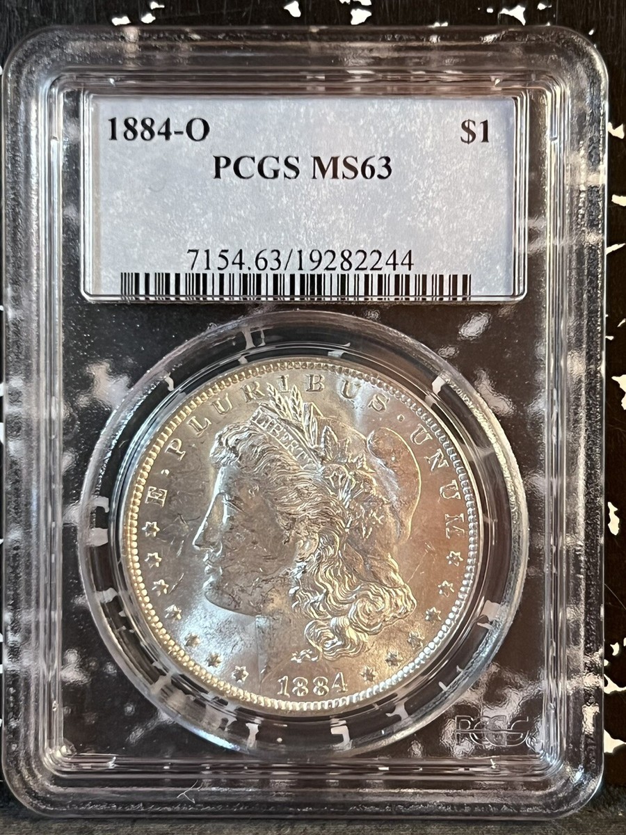 1884-O Morgan Silver Dollar PCGS MS63, from great Grandpa's