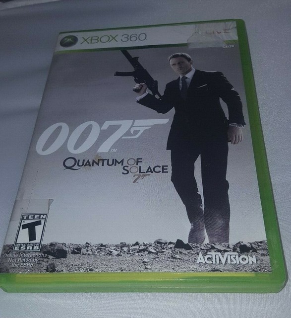 James Bond 007 Quantum of Solace Xbox 360 Game Complete Very Good For