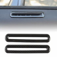 Carbon Fiber Inner Door Air Outlet Vent Trim Cover For Dodge Challenger 2015-23