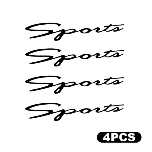 4 pegatinas gráficas calcomanías accesorios de tira de calcomanías deportivas para manija de puerta de automóvil - Imagen 9 de 9