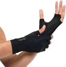 Arthritis Gloves Orthopedic Brace Copper Infused Fingerless Glove Joint Pain