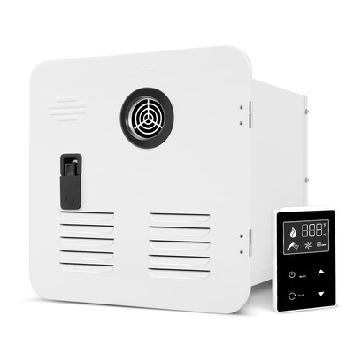 55000 BTU RV Tankless Water Heater LPG On Demand Hot Water Heater System 15''door
