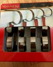 Holiday The Original Mantle Clip Bronze Color Hangers Set Of 4