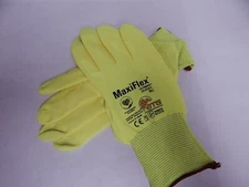 PIP USA 34-874FY-L Hi-Viz Maxiflex Brown Cuff Gloves (Large)