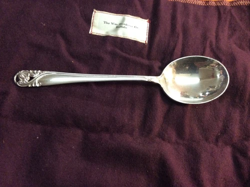 Spring Glory by International Sterling Silver Cream / Round Soup Spoon 6.5"