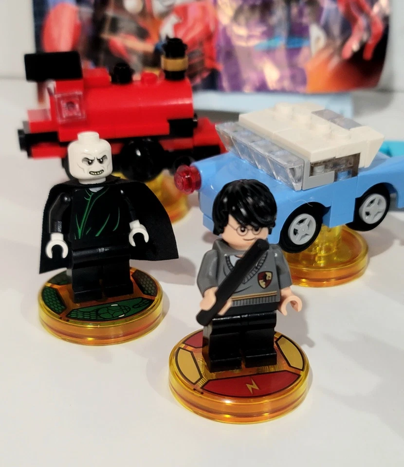 Lego Dimensions Minifiguras Lote Mixto con Soportes, Vehículos, Piezas - Leer Foto 4 de 4