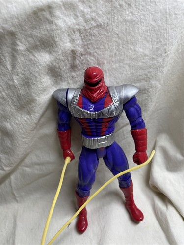 X-Men The Evil Mutants Senyaka w/ Whip Toy Biz Marvel Action Figure Vintage 1994 - Picture 2 of 3
