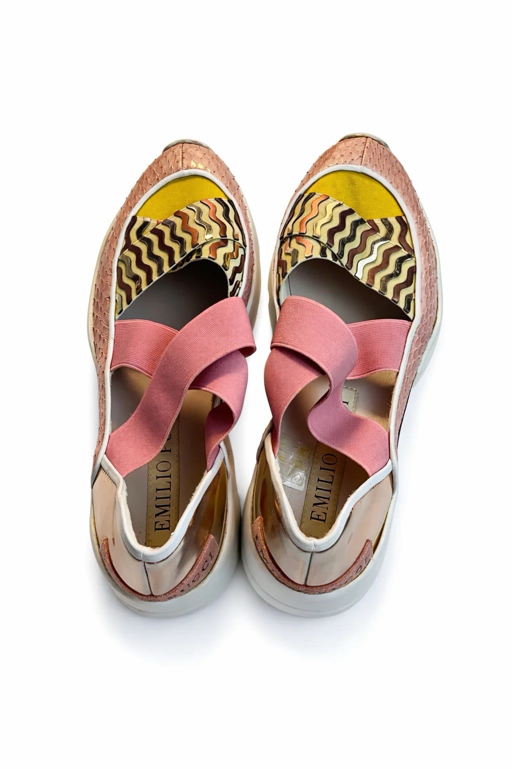EMILIO PUCCI MULTICOLOR LEATHER AND PYTHON CITY U… - image 7