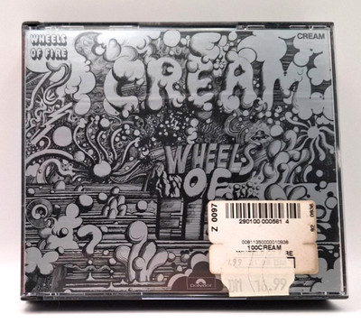 2X CD Disc - Cream 2   Wheels Of Fire - Fat Box - B1038 SJ2