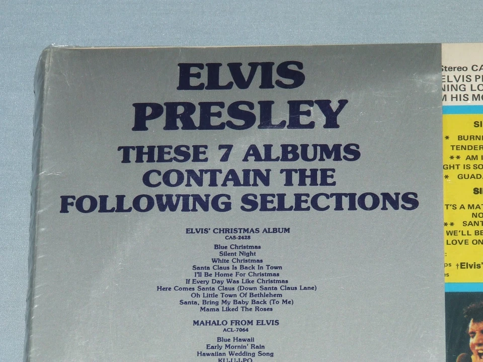 1978 Elvis 7 LP "Pickwick Pack" Factory Sealed W/Band (SO RARE)!!! - Image 4 of 4