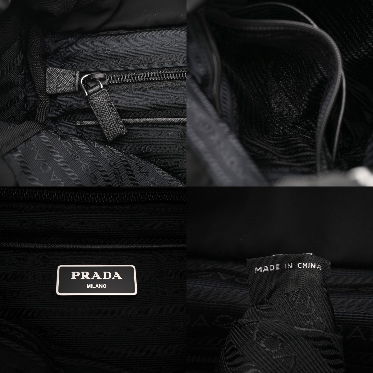 PRADA Backpack Multicolor Men s Nylon Rucksack Daypack AB Rank Used  from japan thumbnail 9