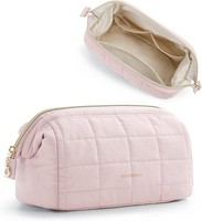 bagsmart Kosmetiktasche Rosa Klein Make Up Tasche Reise Kulturbeutel Damen