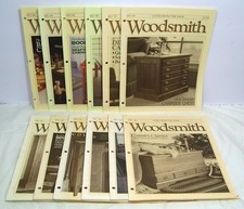 WOODSMITH Magazine 'Notes from the Shop' Woodworking 1980s, 90s - 12 Lot