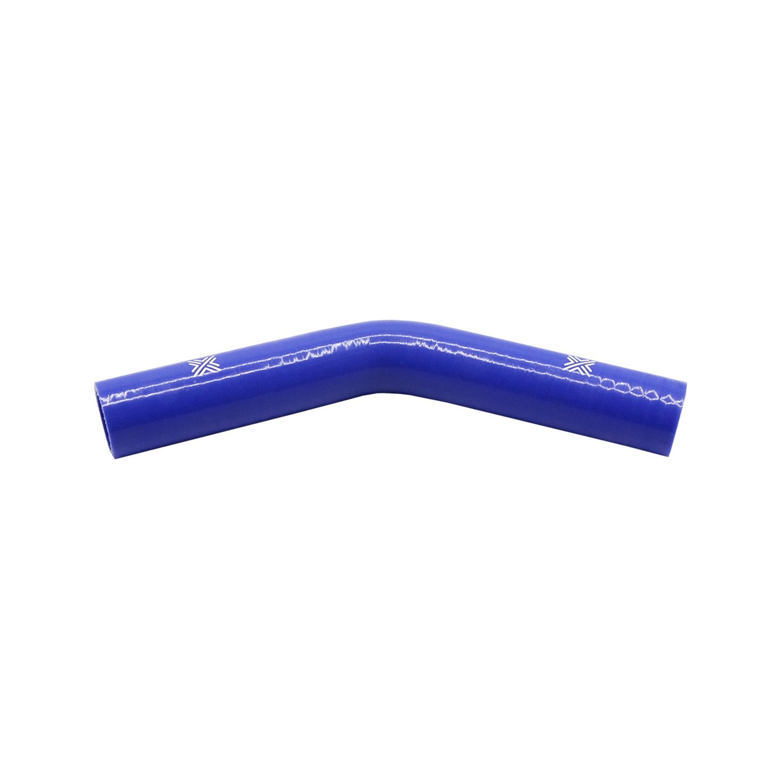 Pipercross Silicone Hose 45 Degree Elbow Bend 30mm Bore 4-Ply 152mm Legs Blue