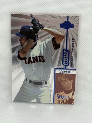 1997 Select #168 Jacob Cruz Select Company Etched Foil Parallel Insert
