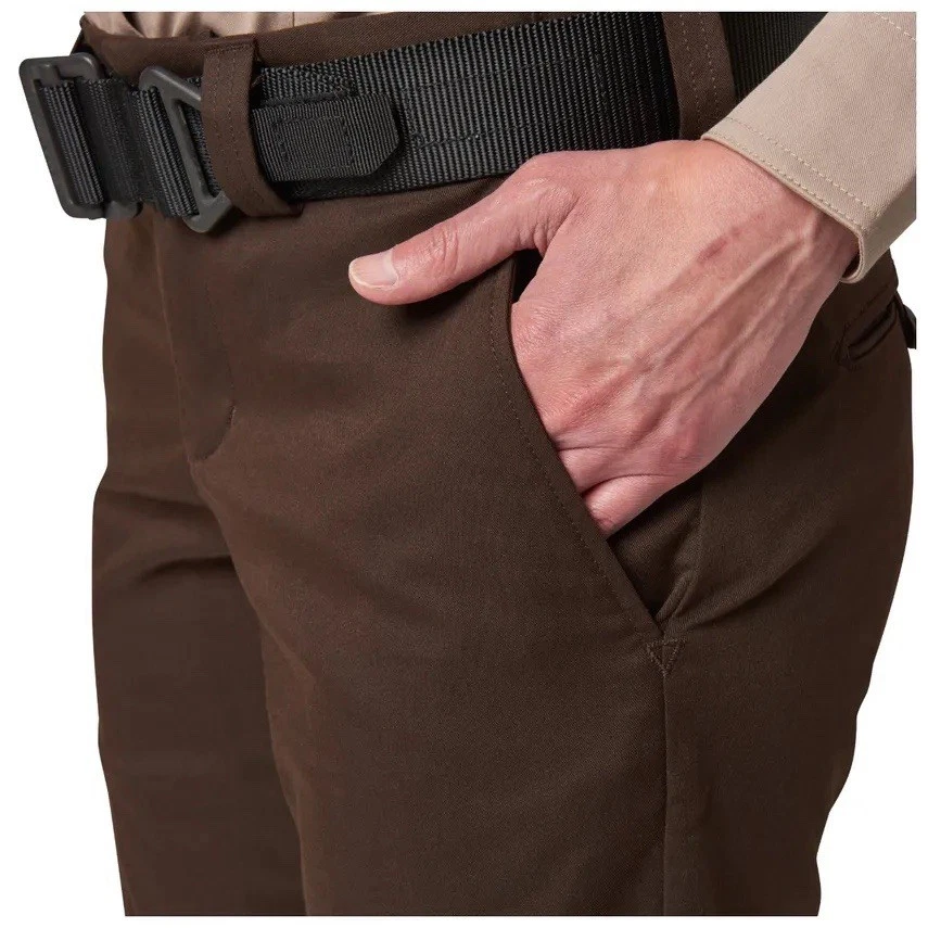 Pantalón cargo uniforme táctico para mujer 5.11 clase B talla 12 en marrón  Foto 3 de 4