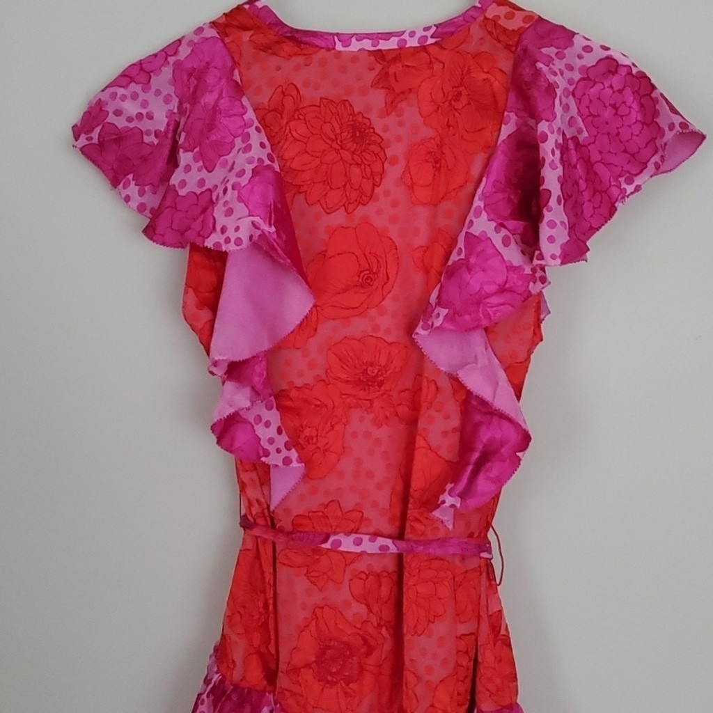 Le Superbe Aurora Flora Lil Flirt Ruffled Mini Dress - size 6 - NWT image 10