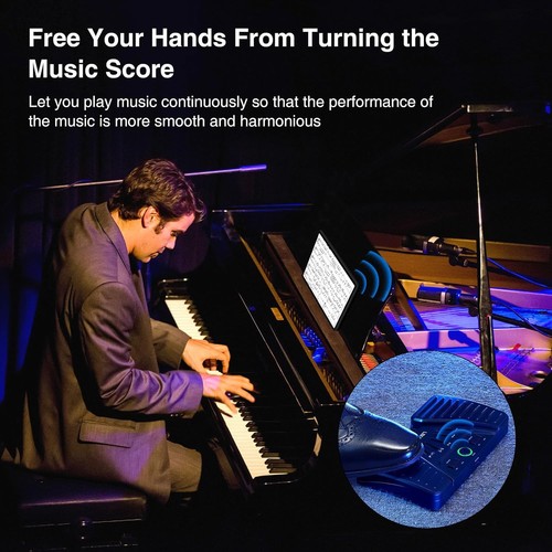 LEKATO Bluetooth Page Turning Pedal, Wireless Page Turner, Rechargeable Footswit - Picture 2 of 7