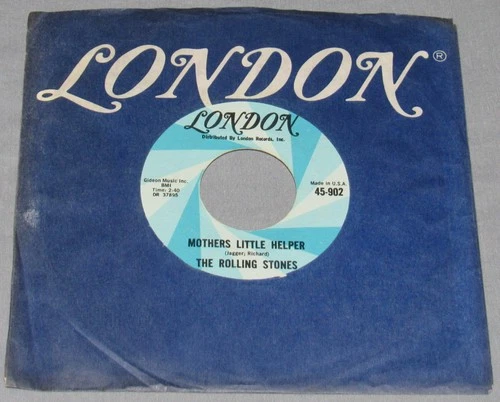 ROLLING STONES: MOTHERS LITTLE HELPER / LADY JANE; 1966 45 RPM; London 45-902