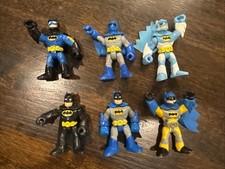 6 Figure Batman Fisher-Price Imaginext DC Super Friends action figure toy lot