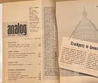 Magazine, Analog Science Fiction, Science Fact, 3 Issues, March, Nov, Dec 1966 — photo 3