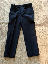 Nordstrom Boys DRESS SUIT PANTS 7 Blue Wool Blend Flat Front Separates Formal
