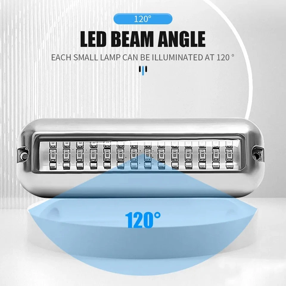 Marine Environments LED Marine Boat Light Boat Transom Lamp For Cabin Decks - Image 3 of 4