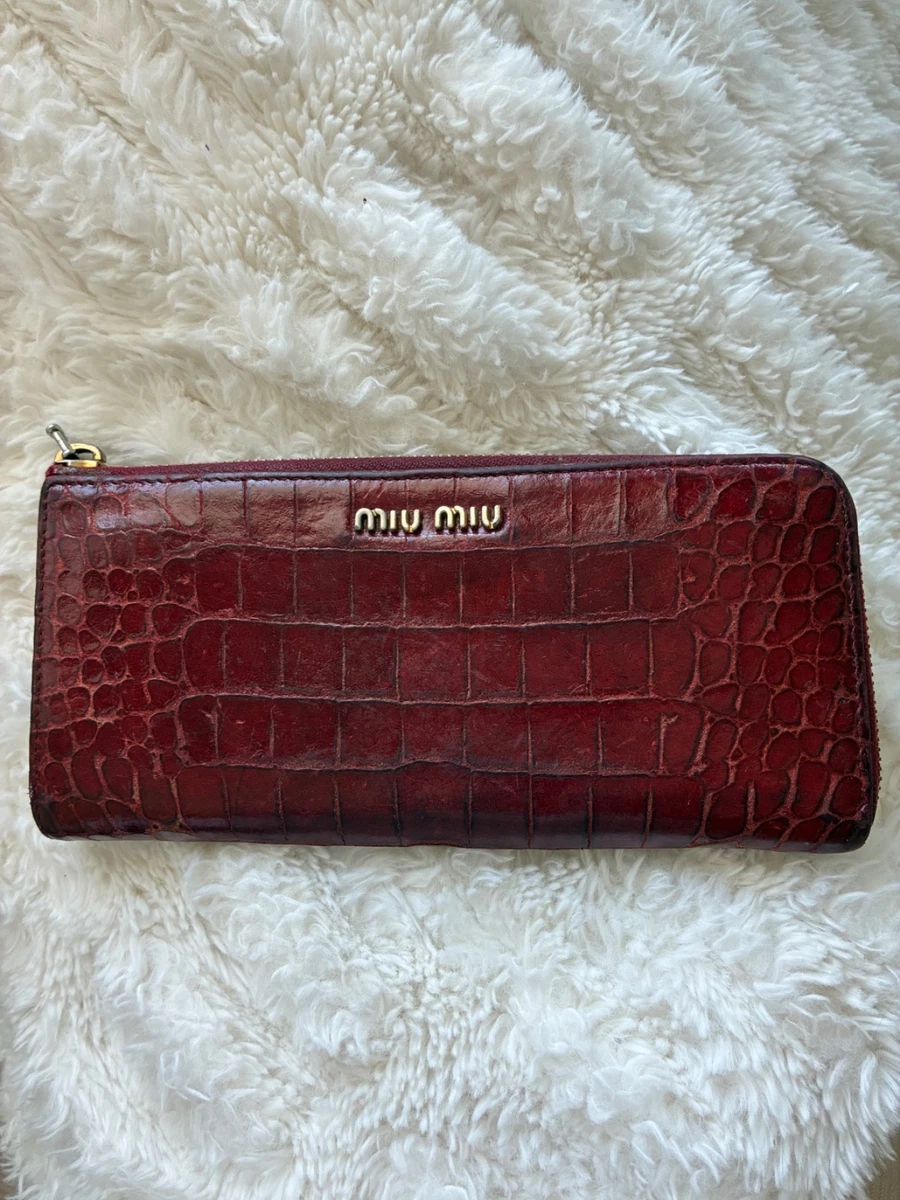 Red Miu Miu Wallets for Women for sale | eBay