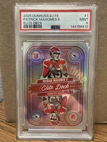 2025 Panini Donruss Elite the Elite Patrick Mahomes II #1 548/799 PSA 9