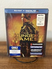 HUNGER GAMES + CATCHING FIRE Best Buy Exclusive Steelbooks Blu-Ray - NEW SEALED