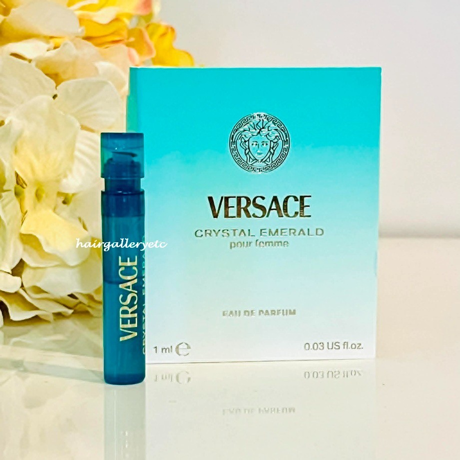 Versace Crystal Emerald Pour Femme EDP Sample Perfume Spray NEW