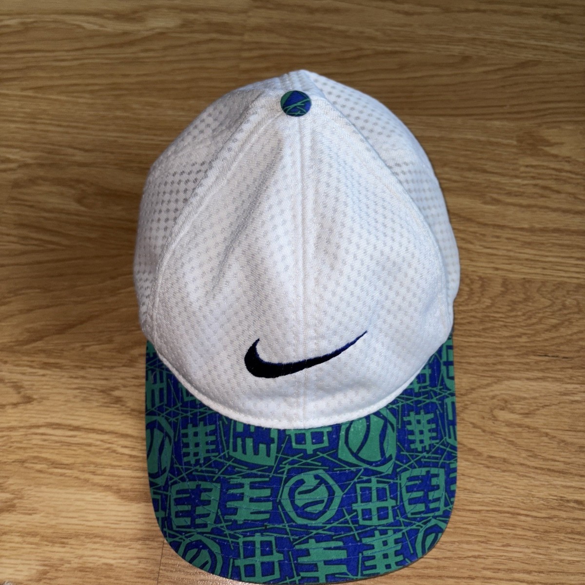 90's NIKE Vintage Challenge Court Capアガシ NIKE Agassi Vintage 90s Tennis Hat Cap DEADSTOCK NEW