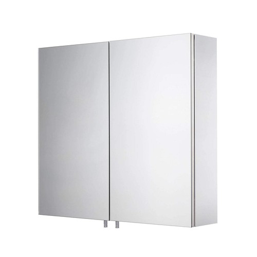 Croydex Vallon Mobile Bagno Doppio Effetto Argento con Anta Specchiata (H)571mm - Foto 2 di 6