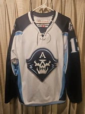 CCM Milwaukee Admirals AHL Blue White Official Hockey Jersey Size Small Sewn