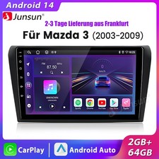 Per Mazda 3 2004-2009 Carpaly Android 14 2+64GB Autoradio GPS Navi WIFI SWC DAB+