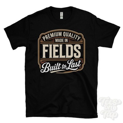 MADE IN FIELDS PREMIUM QUALITY BUILT TO LAST T-SHIRT Pendleton England