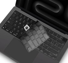 Premium Space Black Keyboard Cover for MacBook Pro 14/16 2023-2025 M3/M5