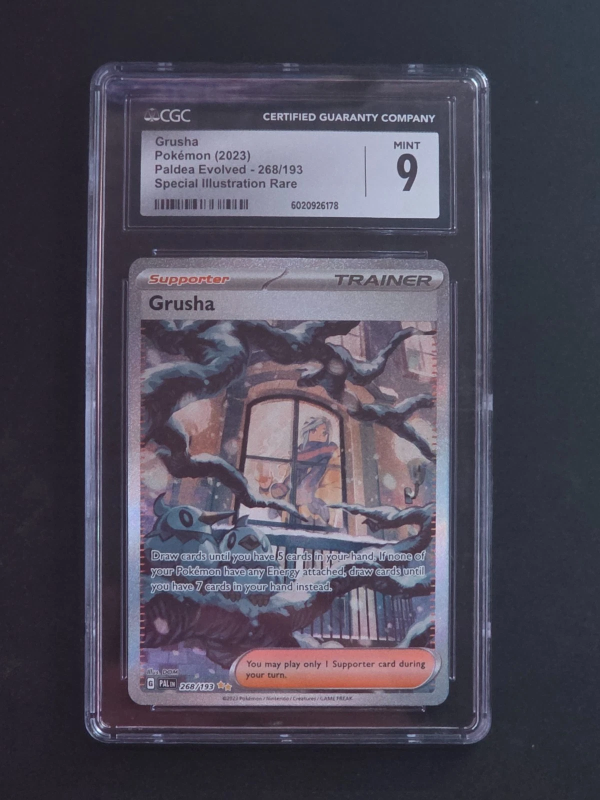 CGC Mint Grusha SIR Paldea Evolved (2023)
