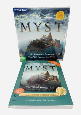 Myst CD-ROM for Windows 3.1 & Win 95 Big Box PC Game 1990s Brand New And Sealed