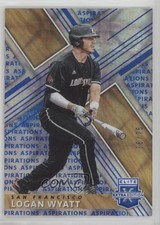 2019 Panini Elite Extra Edition Aspirations Blue 36/75 Logan Wyatt #51 0l1