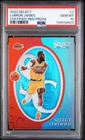 2023-24 Panini Select LeBron James #7 Select Certified Red Prizm PSA 10 Low Pop!