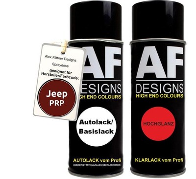Spraydose für Jeep PRP Venus Red Basislack Klarlack Sprühdose 400ml