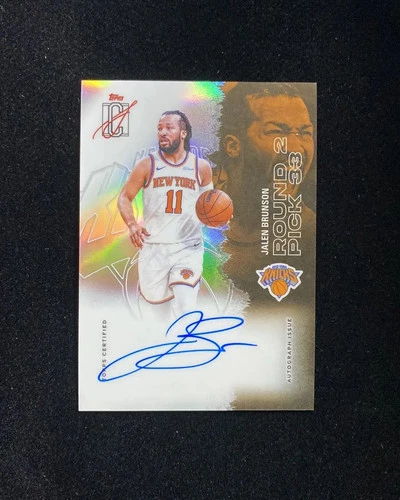 2025 Topps Chrome Jalen Brunson Chrome Autographs (RAW)
