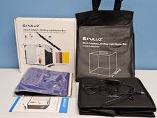 Puluz 25cm Foldable LED Ring Light Studio Box 12 Color Options - New in Open Box