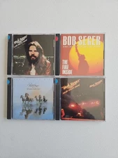 Bob Seger CD lot x4 | 9 Tonight The Fire Inside Against the Wind + Stranger Town