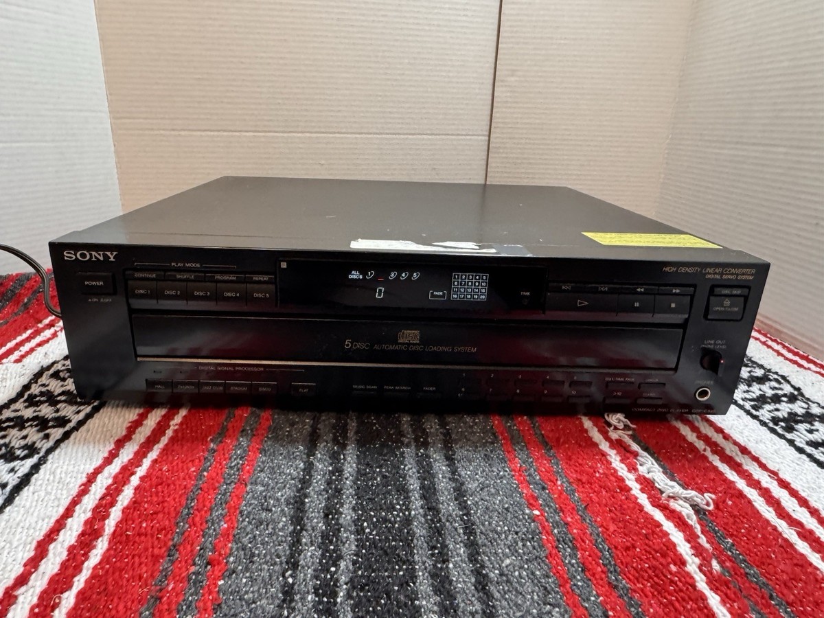 Sony CDP-C525 5 Disc CD Changer, Tested Working Player | eBay