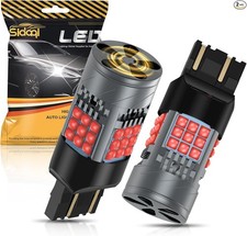 7443 LED Bulb Red CANBUS Error Free 6000LM 36SMD T20 Size: 7443 7440Color: Red