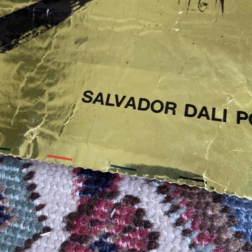 SALVADOR DALI SOURCE PERRIER Affiche originale GRANDES MARGES 42X60 1969 Rare ! - Photo 3/4