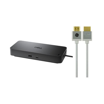 Dell Pro Smart Dock SD25 130W Power Delivery HDMI Cable Bundle (Black) PRO